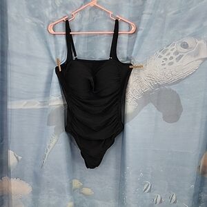 Black One Piece Swimsuit